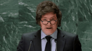 Milei brinda su mensaje en la Asamblea de la ONU