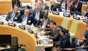 En Foro de la ONU, Arce afirma que los países sin litoral buscan un trato justo, no caridad