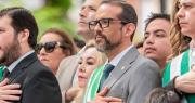 Camacho sufre una descompensación durante la misa por los 215 años de la efeméride cruceña