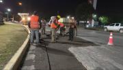 Rotonda de Limache: iniciaron las obras para la repavimentación