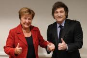 Tras los anuncios de Bessent en favor del Gobierno, Milei se reúne con Georgieva para analizar la marcha del programa acordado con el FMI