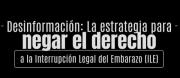 ¿Cómo afecta la desinformación al ejercicio del derecho legal a la interrupción del embarazo en Bolivia?