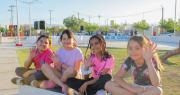 Chimbas sumó una nueva plaza en el Barrio Conjunto III con espacios verdes, juegos y luminarias