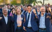 Juan Schiaretti y Maximiliano Pullaro lanzaron la campaña de Provincias Unidas en un acto en Santa Fe