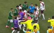 Marcos Acuña y Vítor Roque tuvieron un picante cruce en River vs. Palmeiras