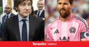 Milei buscó la foto con Lionel Messi en Nueva York, pero el capitán argentino lo evitó
