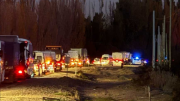 Choque frontal en Ruta 7: una camioneta petrolera fue impactada por un borracho al volante