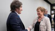 La directora del FMI Kristalina Georgieva elogió el rumbo económico del gobierno argentino