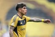 Palacios no terminó la práctica en Boca y quedó descartado para el partido ante Defensa y Justicia