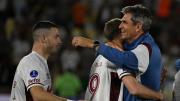 Pellegrino y la alegría de Lanús por la clasificación de Lanús a semis de la Copa
