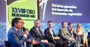 Orrego estuvo presente en el Foro Iberoamericano de Garantías y Financiamiento