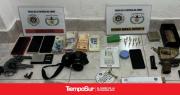 La Policía del Chubut secuestró drogas, armas de fuego y dinero en efectivo