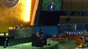 Luis Arce reitera el llamado a las Naciones Unidas para declarar al mundo territorio de paz