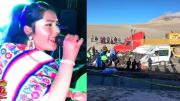Tragedia en Moquegua: choque de minibús donde viajaban músicos de la “Muñequita Flor” de Bolivia deja al menos 14 muertos