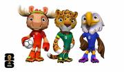 FIFA presenta a las mascotas del Mundial 2026: Maple, Zayu y Clutch