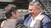 Mensaje de Chiqui Tapia a Axel Kicillof tras las críticas de AFA para Javier Milei
