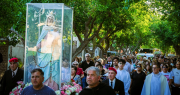 En una multitudinaria muestra de fe, San Juan celebró la procesión a la Virgen del Rosario de San Nicolás