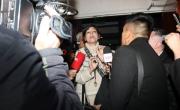 En un estreno: Cecilia Milone se mostró muy enojada y a los gritos contra la prensa