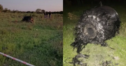 Asombro y misterio por un extraño objeto que surcó el cielo y cayó en un campo de Chaco: ¿qué sería?