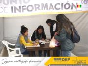 Segunda vuelta: instalan seis puntos de información para atender a la ciudadanía en Sucre