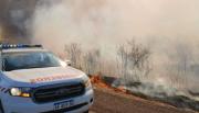 Bomberos combatieron incendios durante cinco horas cerca de Lumbreras