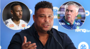 Clima tenso en la selección de Brasil: Ronaldo apuntó contra Carlo Ancelotti por no convocar a Neymar