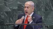 Ante un salón casi vacío en la ONU, Netanyahu ofrece un desafiante discurso