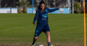 Catalina, la jugadora de fútbol de La Plata que con 13 años brilla en River y la Selección argentina