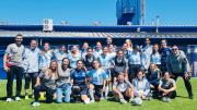 Las Murciélagas se reunieron con las jugadoras de Boca 
