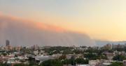 Así llegó el fortísimo viento a San Juan: las mejores imágenes del fenómeno