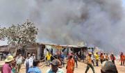 Incendio en feria de Ascensión de Guarayos arrasó 165 casetas y varios vehículos