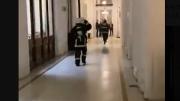 Hubo alarma y corridas en Casa Rosada por un foco de incendio cerca de la oficina de Santiago Caputo