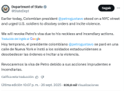 EEUU toma drástica medida contra Gustavo Petro: esta es la razón