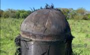 Restos de un cohete espacial cayeron en un campo