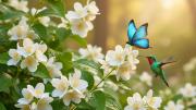 En qué parte debes poner la planta de jazmín para atraer colibríes y mariposas