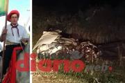 Joven santiagueño de 26 años murió en el acto en brutal choque frontal