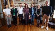 Cristina Kirchner se mostró con los candidatos de Fuerza Patria en la Ciudad de Buenos Aires