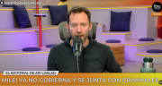 (VIDEO) Milei no gobierna y se junta con criminales. Editorial de Ari Lijalad