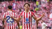Con un doblete de Julián Alvarez, Atlético Madrid goleó al Real 5-2
