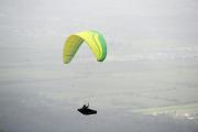 El Argentino de parapente se define en San Javier tras la suspensión por viento fuerte