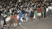 Las farándulas estudiantiles, el baile en Agua y Energía y los tobillos de la reina