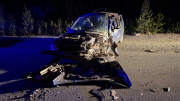 Impactante accidente en Ruta 40: un auto chocó contra un camión chileno