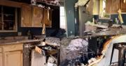Sujeto calentaba un brownie en el microondas y causa un incendio