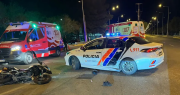 Se conoció una pericia clave donde falleció un motociclista tras chocar con un patrullero en Rivadavia