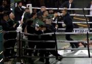 Video: la pelea entre una leyenda del boxeo brasileño y un histórico campeón de MMA terminó en escándalo en San Pablo