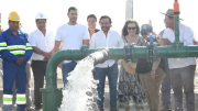 El gobierno habilitó un nuevo pozo de agua potable en San Carlos 