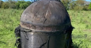 Removieron la chatarra espacial hallada en un campo de Chaco: qué tipo de objeto es