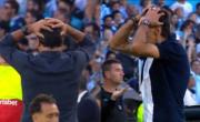 Video: las reacciones de Costas y Quinteros a la última jugada de Racing vs. Independiente