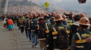 Cooperativistas marchan en La Paz para presentar agenda de trabajo al Gobierno