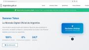 Un sitio oficial salió a promocionar una criptomoneda y el Gobierno denunció un hackeo
